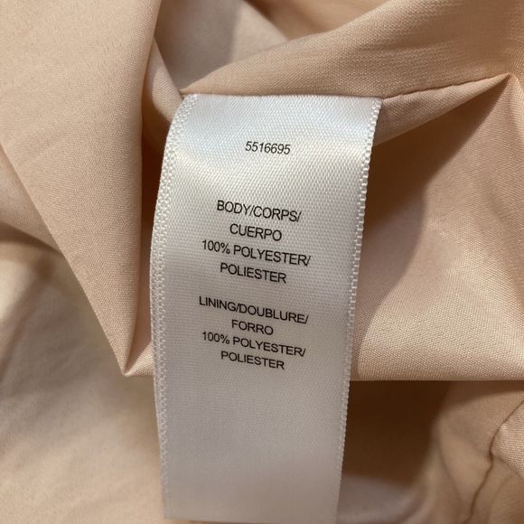 Kay Unger Size 4 Carla Shirred Sequin Dress Drape Light Pink Evening Gown NWOT - Picture 9 of 10